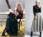 Зимние юбки – модные длинные и теплые модели Теплая юбка с запахом на зиму
